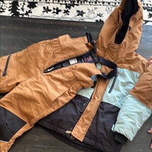 Two-Tone Hooded Snowsuit